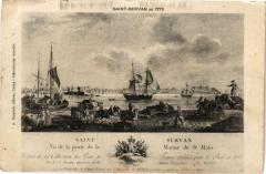Saint-Servan en 1776 - Saint-Servan - Vu de la porte de la Marine