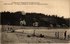 Saint-Efflam-La Plage le Chateau de Herallie et le Manoir de Kercoz