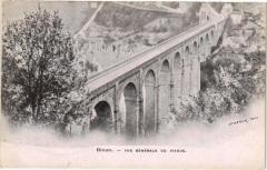 Dinan - Vue générale du Viaduc à Dinan