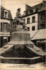 Lannion - Le Monument aux Morts de la Grande Guerre à Lannion