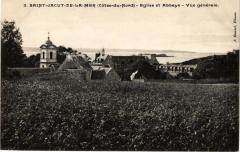 Saint-Jacut-de-la-Mer -Eglise et Abbaye - Vue générale à Saint-Jacut-de-la-Mer