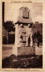 Paimpol - Monument élevé a la mémoire de Théodore Botrel Barde à Paimpol
