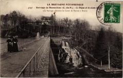 Barrage de Bosmeleac-La Digue et la chute d'Eau
