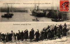 Quiberon - Embarquement des passahers pour Belle-Ile à Quiberon