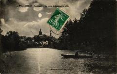 Malestroit - Un clair de lune sur la ville à Malestroit