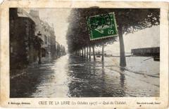 Crue de la Loire-Quai du Chatelet