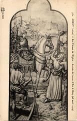 Checy - Les Vittaux de l'Eglise - Arrivée de Jeanne d'Arc à Chécy
