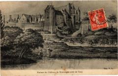Ruines du Chateau de Montargis (cote de l'est) à Montargis