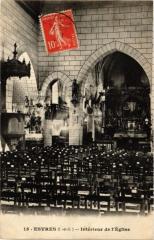 Esvres - Intérieur de l'Eglise à Esvres