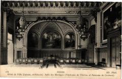 Tours - Hotel de Ville (Laloux architecte) Salle des Mariages à Tours
