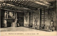 Chateau de Cheverny-La Salle des Gardes à Cheverny