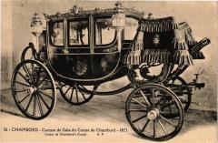 Chambord - Carrossse de Gala du Comte de Chambord (1873) à Chambord
