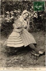 Types d'Auvergne - Costume et Coiffe du Pays