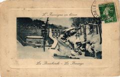 L'Auvergne en hiver-La Bourboule-Le Barrage à La Bourboule