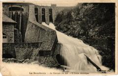 La Bourboule - La Cascade du Lac - L'Usine electrique à La Bourboule