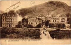 Carte postale ancienne La Bourboule - Le Casino et le Funiculaire
                                                                     à La Bourboule
                                