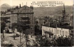 Clermont-Ferrand (P.-de-D.) - Rue Andre-Monnier l'Eglise Saint-Europe à Clermont-Ferrand