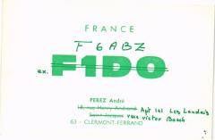 France - ex.F1DO - Perez Andre - Clermont-Ferrand à Clermont-Ferrand