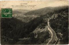 Ligne d'Ambert a la Chaise-Dieu Vue o'ensemble sur la Gare à Ambert