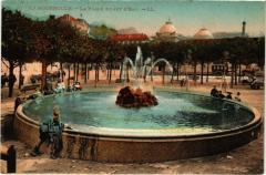 La Bourboule-La Place du Jet d'Eau à La Bourboule