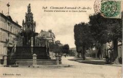 Clermont-Ferrand (P.-de-D.) - Fontaine d'Ambroise et le Cours à Clermont-Ferrand