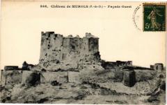 Chateau de Murols (P.-de-D.) - Facade Ouest à Murol