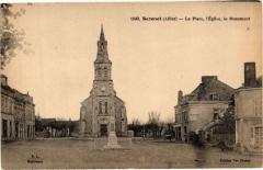 Bezenet - La Place l'Eglise le Monument -
																					03170 Bézenet
																			