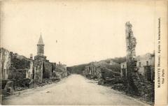 Marbotte-Aprés le bombardement