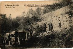 En Argonne-Soldats de génie construisant des tranchées