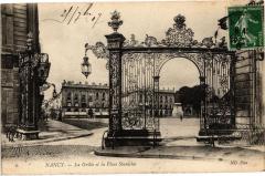 Nancy-La Grille et la Place Stanislas à Nancy