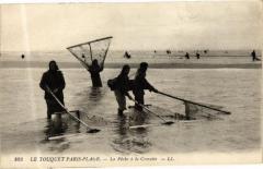 Le Touquet-Paris-Plage - La Péche a la Crevette au Touquet-Paris-Plage