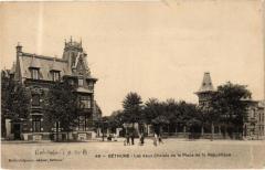 Bethune - Les deux Chalets de la Place de la République à Béthune