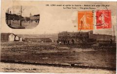 Lens avant et aprés la Guerre-La Place Verte