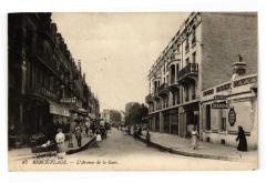 Berck-Plage - L'Avenue de la gare à Berck
