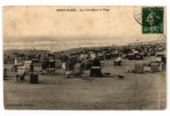 Berck-Plage - Les cabines sur la plage à Berck