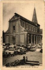 Boulogne-sur-Mer - Eglise Saint-Nicolas - Le Marché à Boulogne-sur-Mer