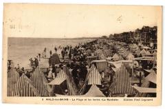 Malo-les-Bains - La Plage et les tentes