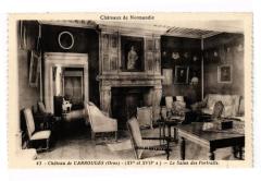 Chateau de Carrouges - Le Salon des Portraits à Carrouges