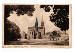 La ferte mace .- Place de l'ancien chateau