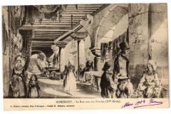 Domfront - La rue sous les porches