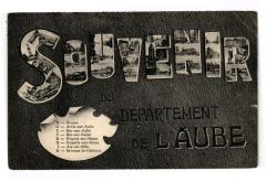 Souvenir de department de l'aube -
													10 Aube
												