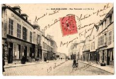 Bar-sur-Aube - Rue nationale à Bar-sur-Aube