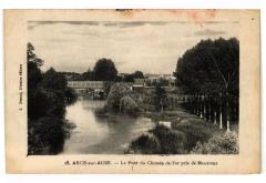 Arcis-sur-Aube - Le pont du chemin de fer pris à Arcis-sur-Aube