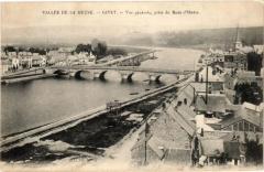 Vallée de la Meuse - Givet - Vue générale,prise du Mont d'Haure à Givet