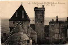 Lot Le Chateau de Castelnau pres Bretenoux Vue prise de la Tour à Bretenoux