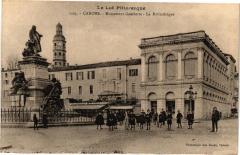 Le Lot Pitt.... - Cahors - Monument Gambetta - La Bibliotheque à Cahors