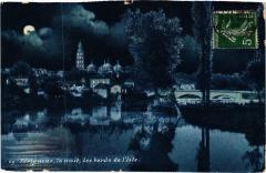 Perigueux la nuit-Les bords de l'Isle