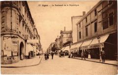 Agen - Le Boulevard de la Republique à Agen