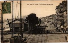 Nantes - Quai de la Fosse vers la Gare Maritime -
																					44200 Nantes
																			