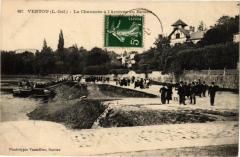 Vertou - La Caussée a l'Arrivée du Bateau à Vertou